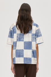 Stine Goya Boxy T-Shirt Top Checks