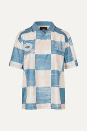Stine Goya Boxy T-Shirt Top Checks