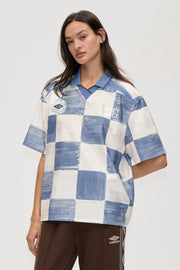 Stine Goya Boxy T-Shirt Top Checks
