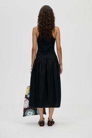Stine Goya Casual Tank Midi Dress Dress Black