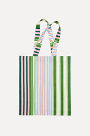 Stine Goya Cotton Tote Accessories Forest Stripe