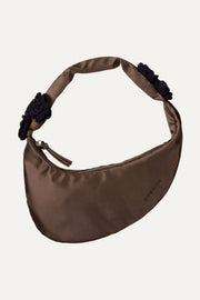 Stine Goya Crochet Flower Satchel Accessories Cocoa