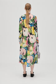 Stine Goya Front Placket Midi Polo Dress Dress Flowers Under The Sun