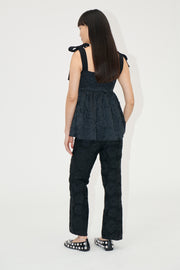 Stine Goya Front Pleat Long Straight Pants Pants Anemone Jacquard
