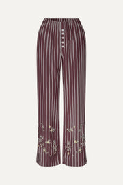 Stine Goya Gathered Boxer Pants Pants Uniform Stripes