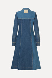 Stine Goya Long Sleeve Denim Dress Dress Two Tone Denim