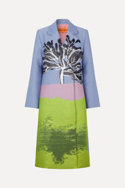 Stine Goya Long Sleeve Straight Coat Coat Tree