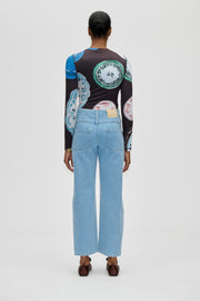 Stine Goya SG Belt Loop Ankle Pants Pants Denim Blue