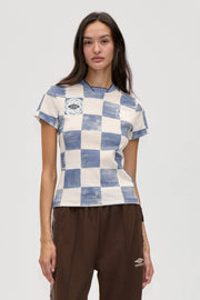Stine Goya Slim T-Shirt Top Checks