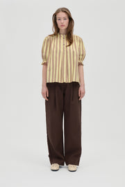 Stine Goya Smocked Gathered Top Top Equestrian Sun