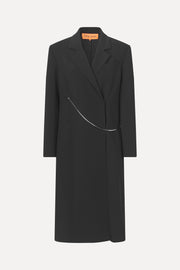 Stine Goya Straight Long Sleeve Coat Coat Black
