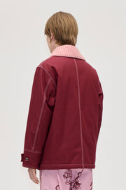 Stine Goya Workwear Boxy Jacket Outerwear Merlot