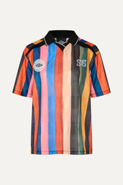Stine Goya Boxy T-Shirt Top Multicolour Stripes