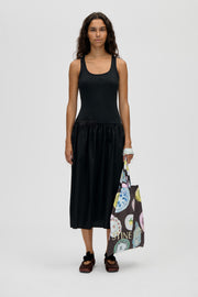 Stine Goya Casual Tank Midi Dress Dress Black