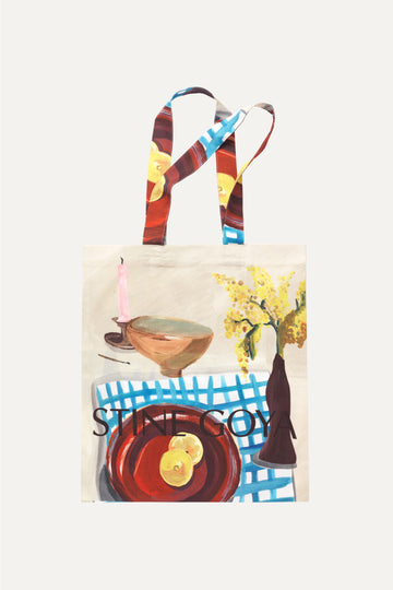 Stine Goya Cotton Tote Accessories Lemons On A Plate