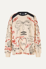 Stine Goya Crewneck Pullover Top I Cried For You On The Dancefloor
