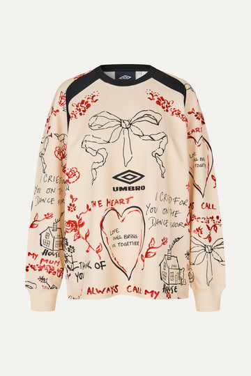 Stine Goya Crewneck Pullover Top I Cried For You On The Dancefloor