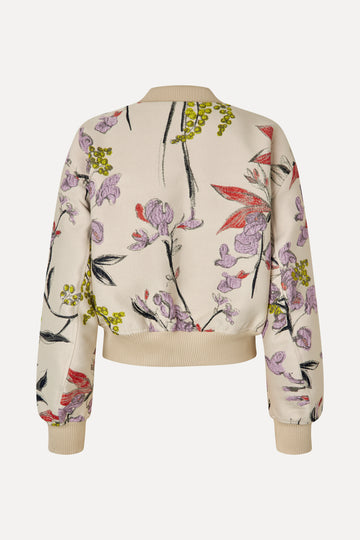 Stine Goya Cropped Dropped Shoulder Bomber Jacket Spring Mimosa