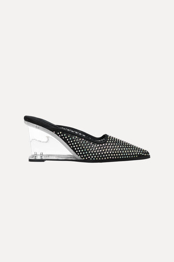 Stine Goya Crystal Heels Footwear 1911 Black
