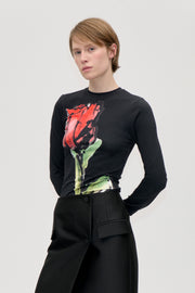 Stine Goya Elastic Long Sleeve Top Top The Rose