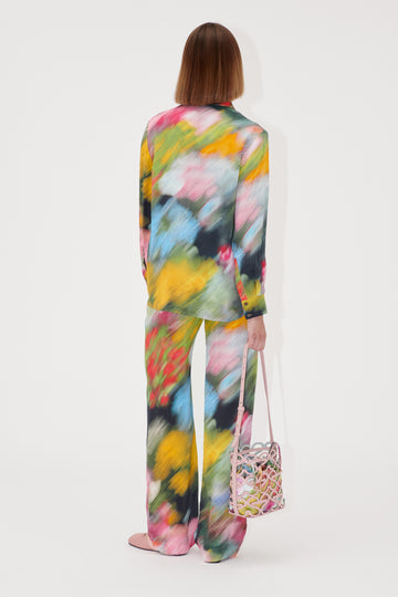 Stine Goya Elasticated Long Pants Pants Liquid Floral