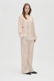 Stine Goya Elasticated Wide Pants Pants Symmetry In Cream