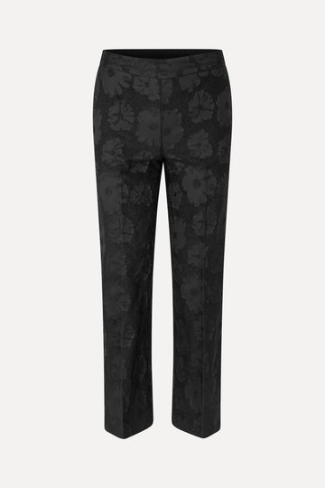 Stine Goya Front Pleat Long Straight Pants Pants Anemone Jacquard