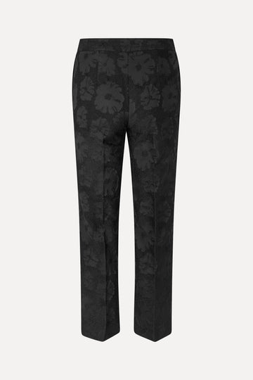 Stine Goya Front Pleat Long Straight Pants Pants Anemone Jacquard