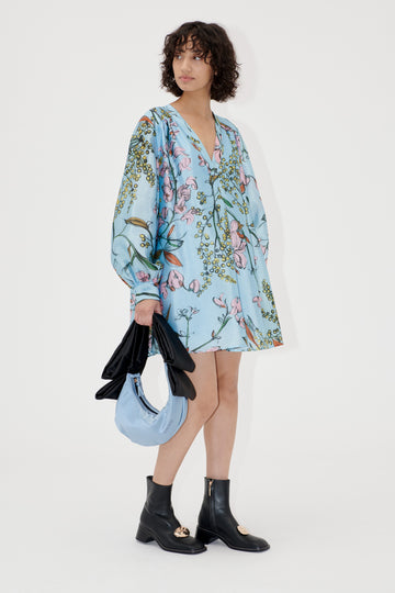 Stine Goya Kimono Mini Dress w/Tie Dress Spring Mimosa