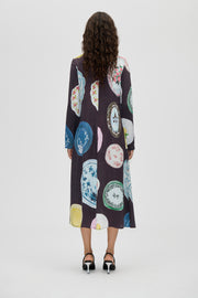 Stine Goya Long Sleeve Midi Dress Dress The Platera