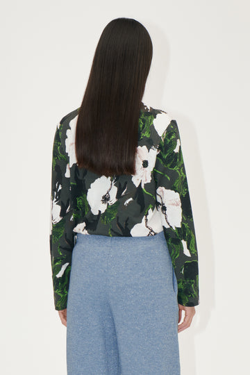 Stine Goya Long Sleeve Top Top Umber Windflower