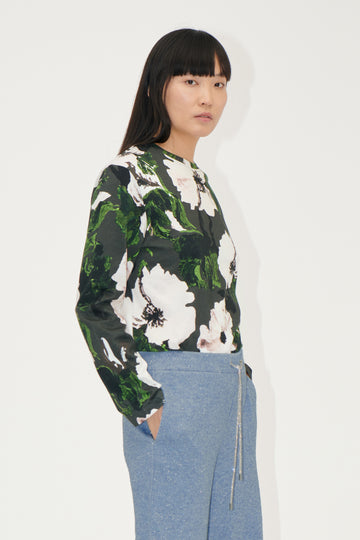 Stine Goya Long Sleeve Top Top Umber Windflower