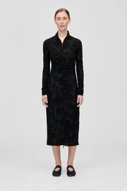 Stine Goya Long Sleeve Zip Dress Dress Black Petunias