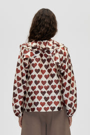 Stine Goya Multi Ruffle Raglan Top Top Hearts