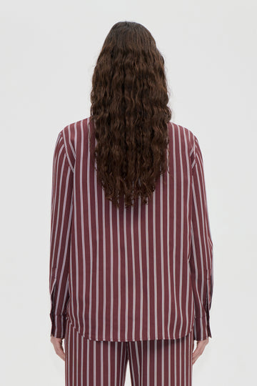 Stine Goya Oversized Shirt Top Uniform Stripes