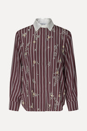 Stine Goya Oversized Shirt Top Uniform Stripes