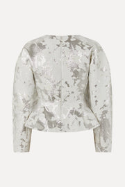 Stine Goya Peplum Top Top Lurex Garden