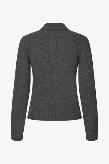 Stine Goya Polo Jumper Knit Tulle Flower