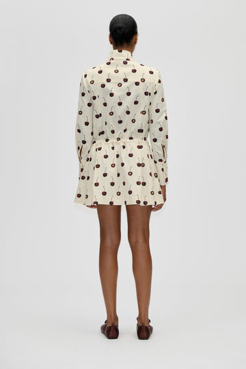 Stine Goya Pullover Parka Dress Dress Cherries