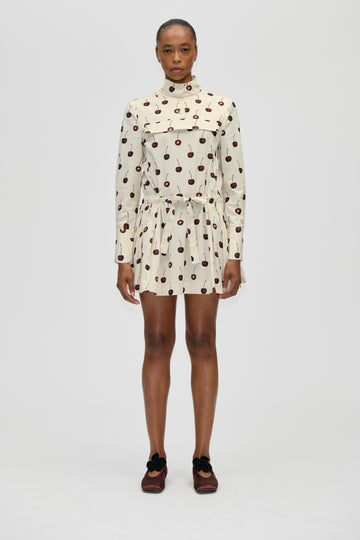 Stine Goya Pullover Parka Dress Dress Cherries