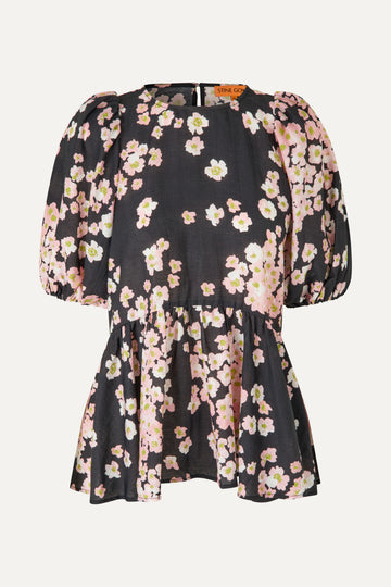 Stine Goya SGLiw Top Top Pink Ditzy Flowers