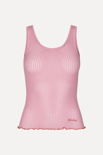 Stine Goya Scoopneck Tanktop Top Pink Nectar