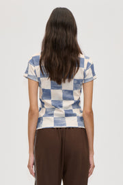 Stine Goya Slim T-Shirt Top Checks