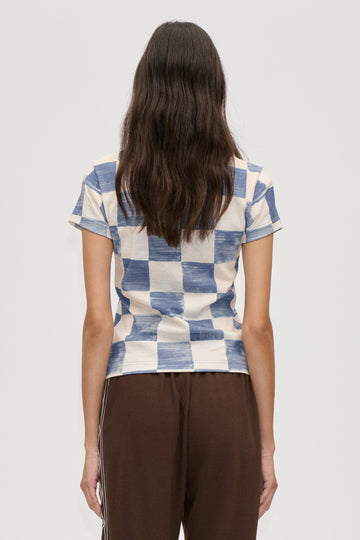 Stine Goya Slim T-Shirt Top Checks