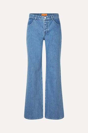 Stine Goya Straight Leg Long Pants Pants Denim Blue