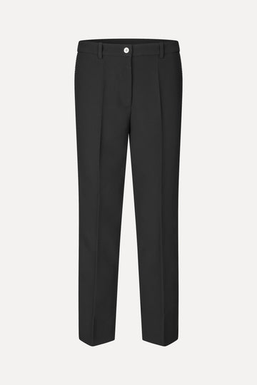Stine Goya Straight Tailored Ankle Pants Pants Black