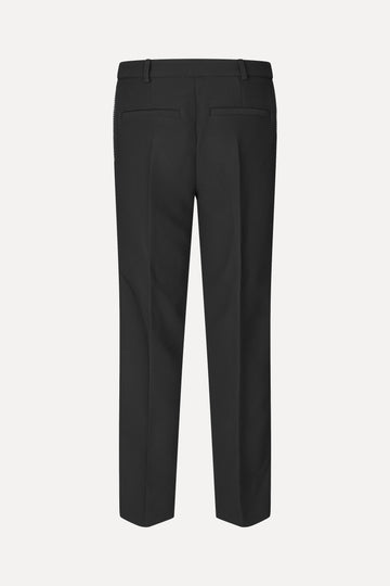 Stine Goya Straight Tailored Ankle Pants Pants Black