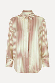 Stine Goya Turn-Up Oversized Shirt Top Symmetry In Cream