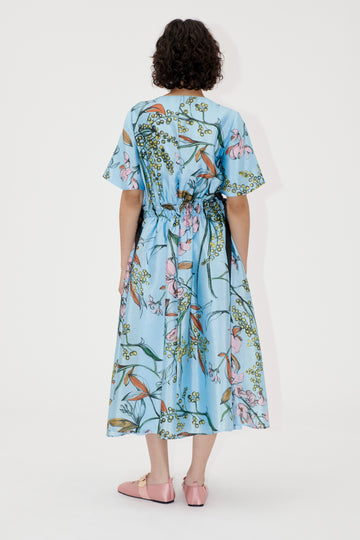 Stine Goya V-Neck Waist Tie Midi Dress Dress Spring Mimosa