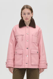 Stine Goya Workwear Boxy Jacket Outerwear Haze Pink